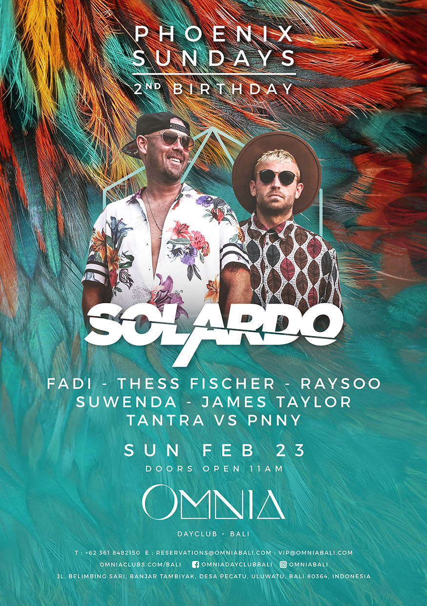 OMNIA PRESENTS: PHOENIX SUNDAY 2ND BIRTHDAY X SOLARDO thumbnail image