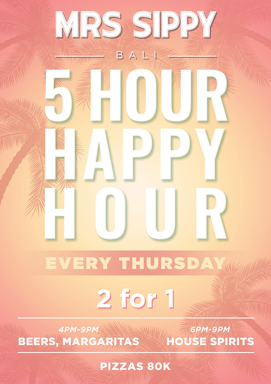 MRS SIPPY PRESENTS: 5 HOUR HAPPY HOUR EVERY THURSDAY thumbnail image