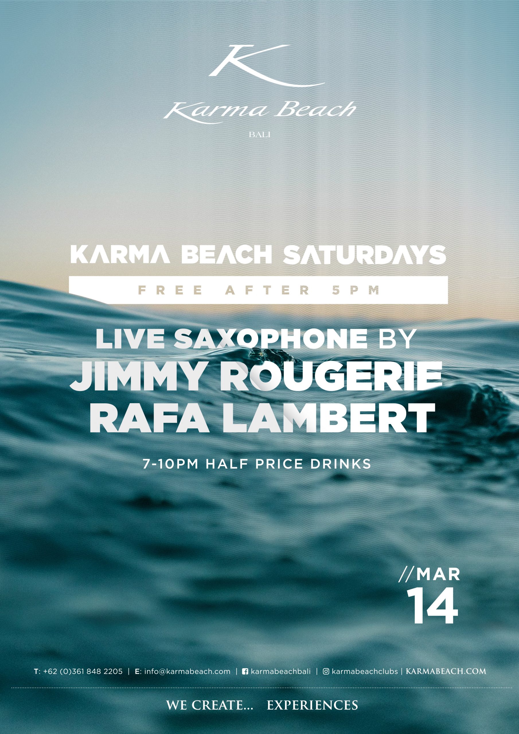 KARMA BEACH PRESENTS: KARMA BEACH SATURDAYS thumbnail image